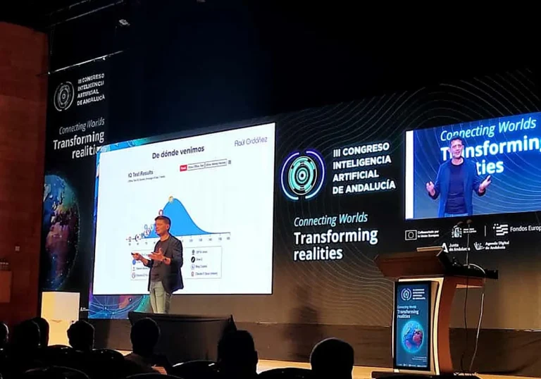 Raúl Ordóñez en el III Congreso de IA de Andalucía. Amanda Martínez
