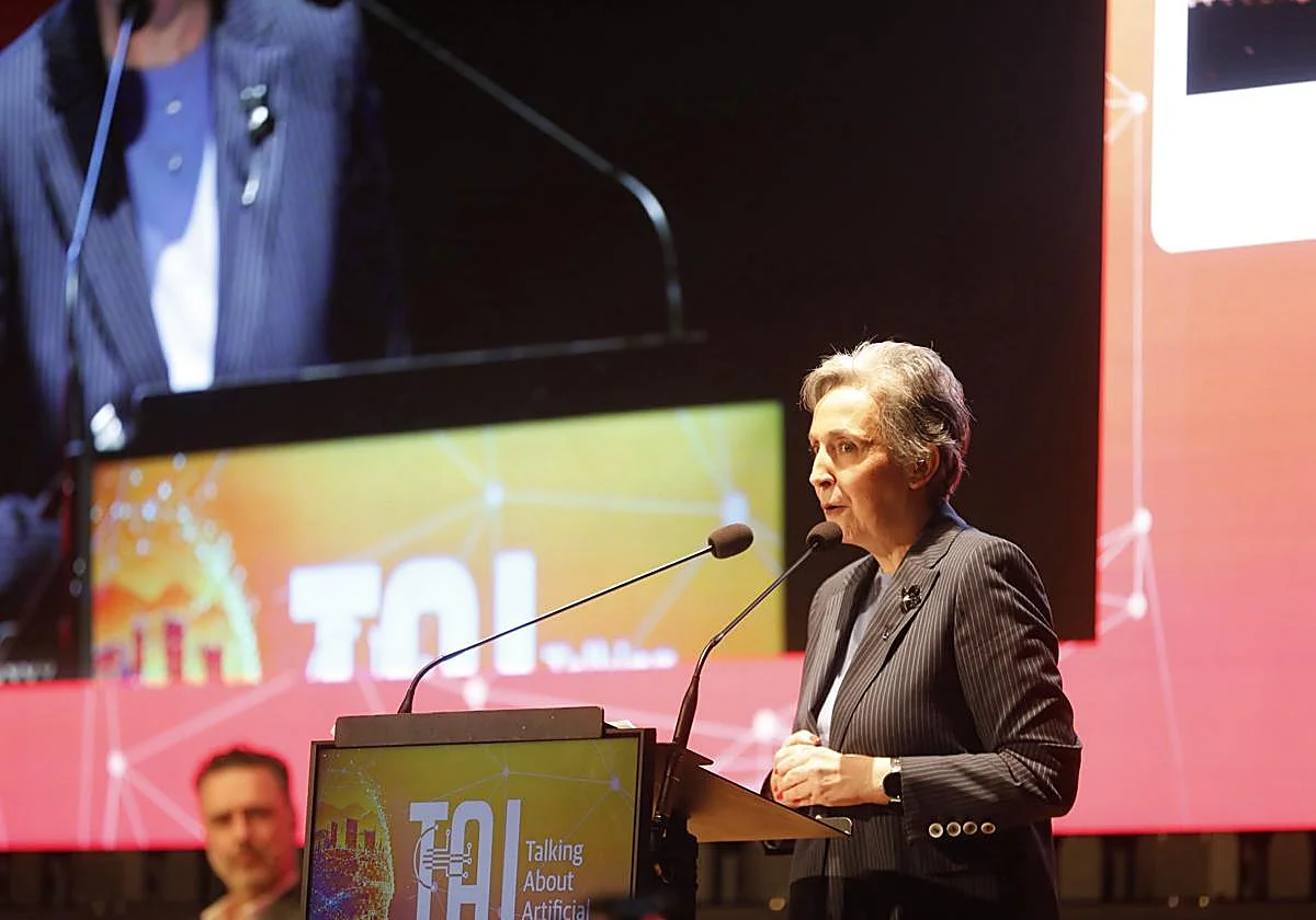 La consejera de Inteligencia Artificial de la Junta de Andalucía, en TAIGranada 2026. (Javier Martín)